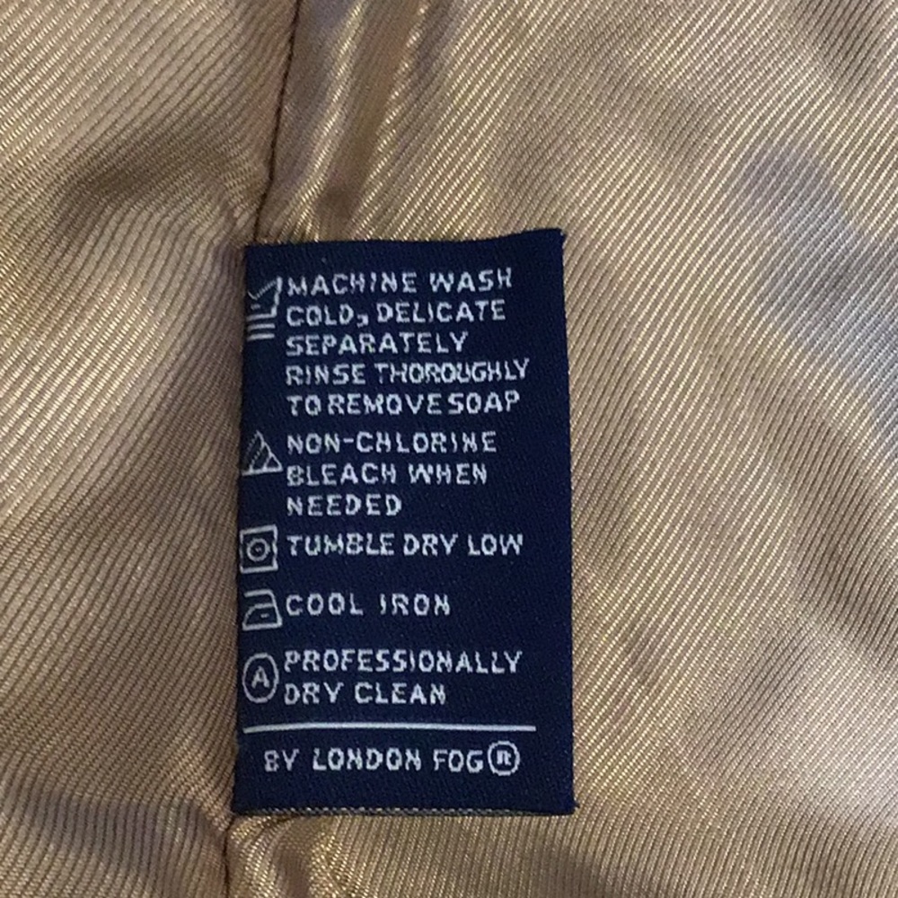London Fog Limited Edition Rain Coat 42 Reg. - Picture 7 of 8